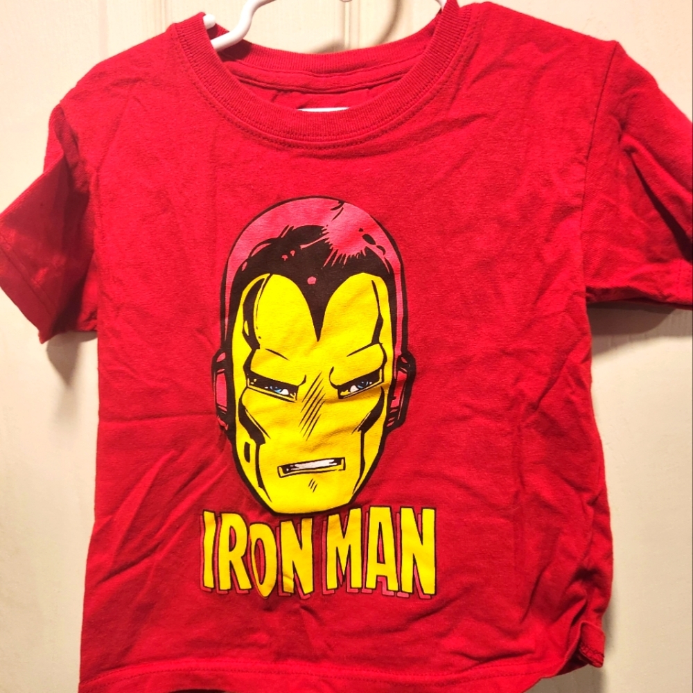 Red Iron Man Graphic T-Shirt